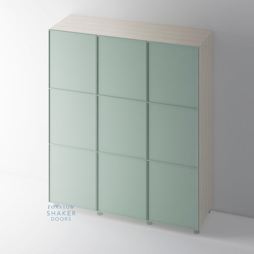 Painted, Super Skinny Shaker 3 Panel Wardrobe Door - Foxstow