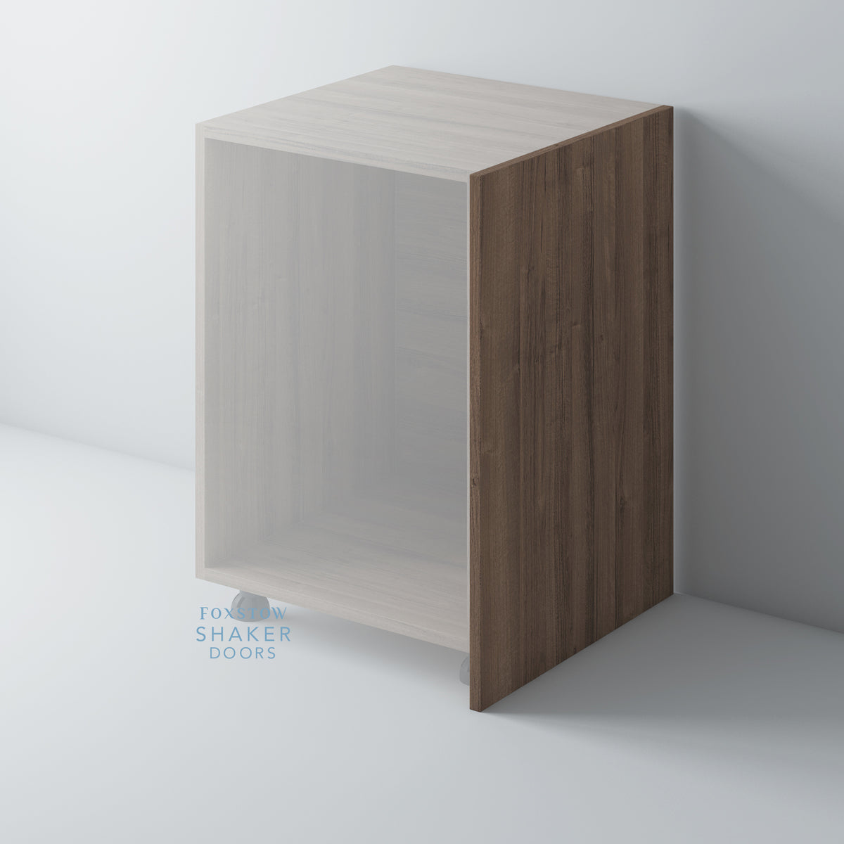 WALNUT, Flat End Panel for HOWDENS — Foxstow