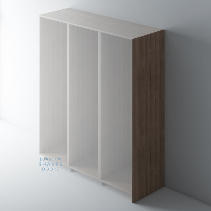 Walnut Flat End Panel for IKEA PAX - Foxstow