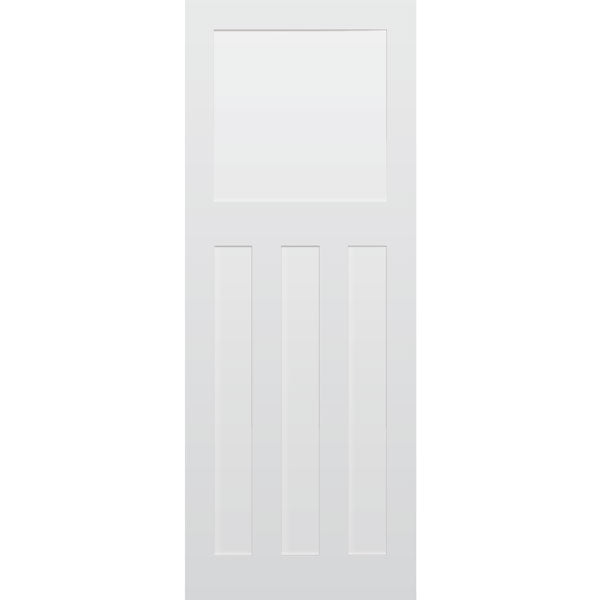 1930's Primed Hardwood Door - Foxstow