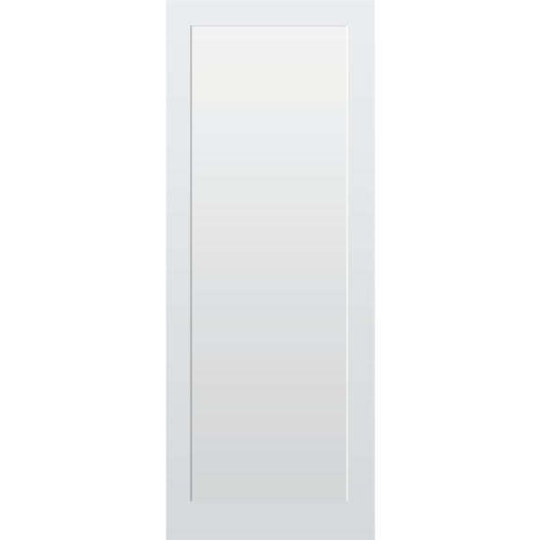 Single Panel Primed Hardwood Shaker Door - Foxstow
