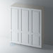 Primed, 2 Panel Stepped Panel Shaker Wardrobe Door - Foxstow