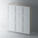 Primed, Shaker Wardrobe Door with OVOLO Mouldings for IKEA PAX - Foxstow