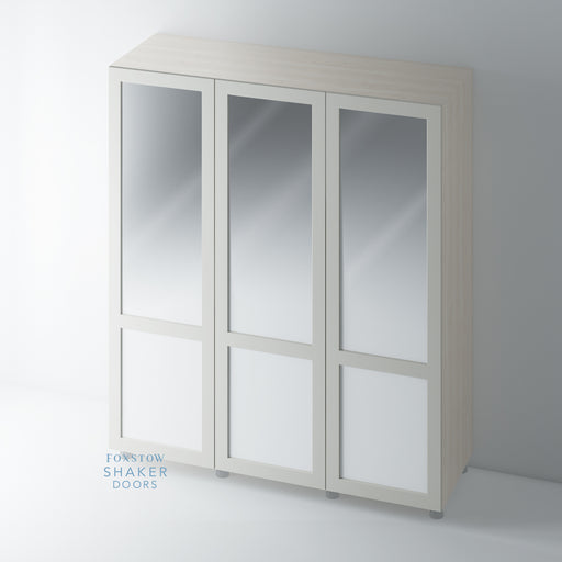 Painted, Mirrored Shaker for IKEA PAX - Foxstow