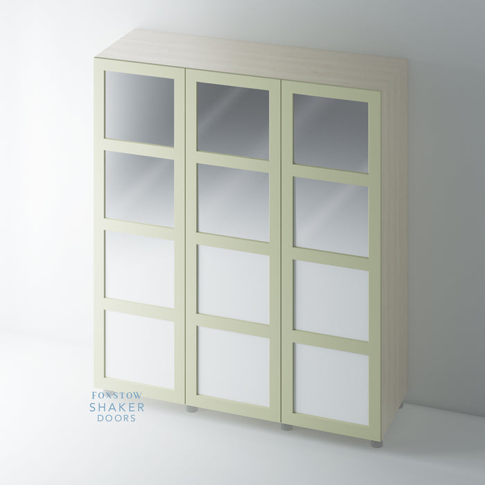 Painted, Mirrored Shaker for IKEA PAX - Foxstow