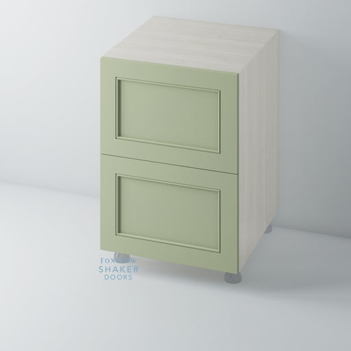 Painted, Shaker Kitchen Drawer with STAFF BEAD Mouldings for IKEA METOD - Foxstow