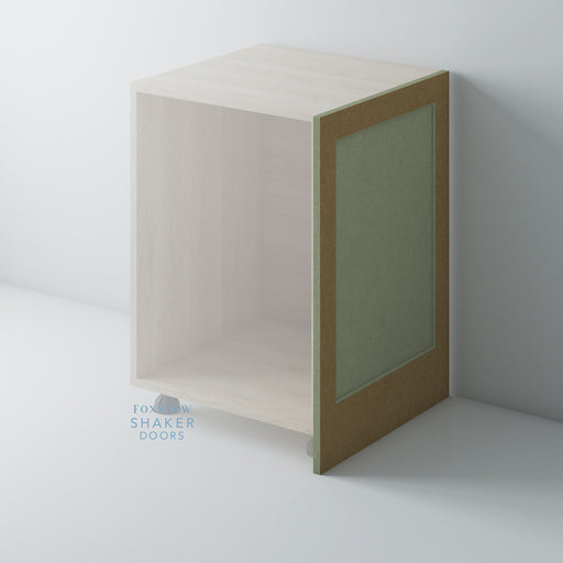 Bare, Shaker End Panel with OVOLO Mouldings - Foxstow