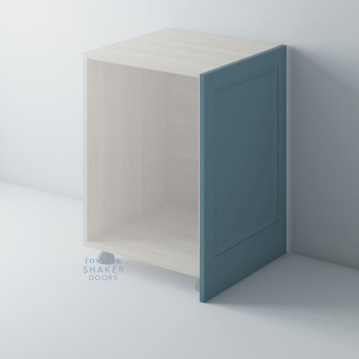 Painted, Shaker Kitchen End Panel with OGEE Moulding for IKEA METOD - Foxstow