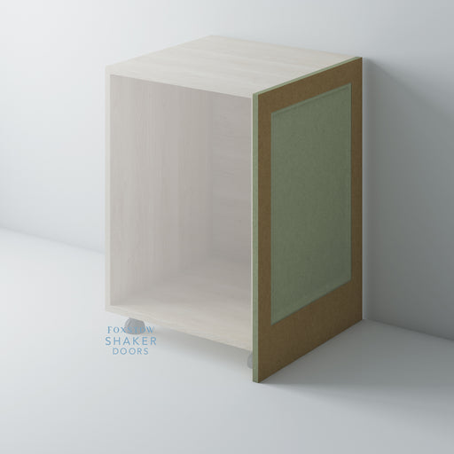 Bare, Shaker End Panel with Ogee Moulding for IKEA METOD - Foxstow