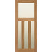 Glazed 1930's Solid Oak Door - Foxstow