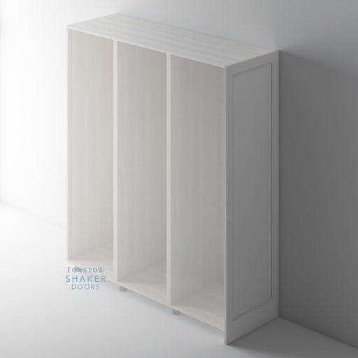 Painted, Shaker End Panel With Staff Bead Mouldings for IKEA METOD - Foxstow