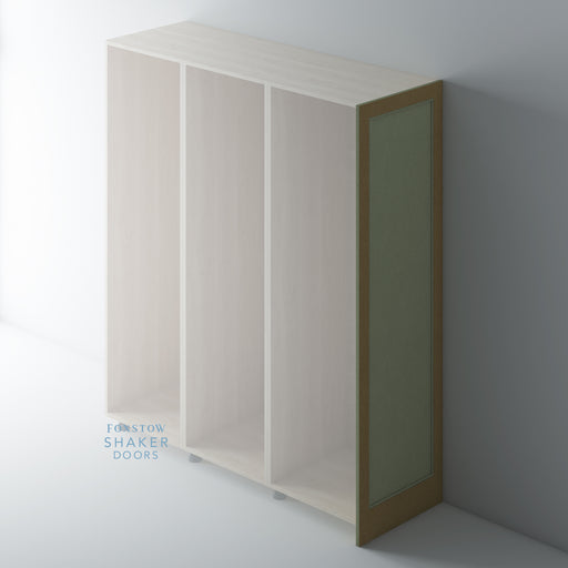 Bare, Shaker End Panels with Staff Bead Mouldings for IKEA METOD - Foxstow