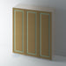 Bare, Raised Panel Shaker Wardrobe Door - Foxstow