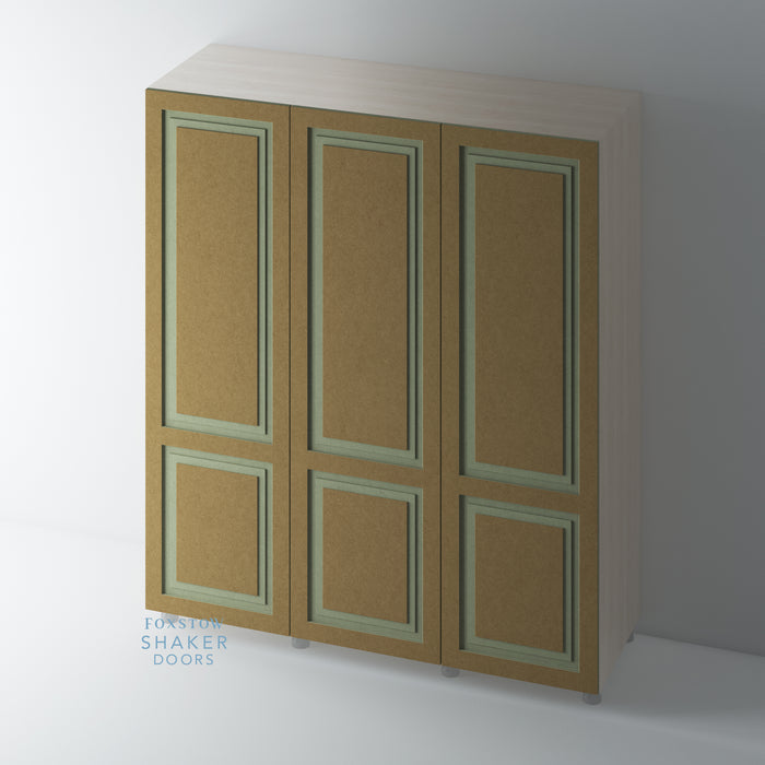 Bare, Shaker Stepped Panel Wardrobe Door for IKEA PAX - Foxstow