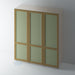 Bare, Shaker Wardrobe with OVOLO Mouldings for IKEA PAX - Foxstow