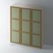 Bare, 3 Panel Shaker Wardrobe Door with OVOLO Mouldings - Foxstow