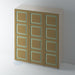 Bare, 4 Panel Raised Panel Shaker Wardrobe Door - Foxstow