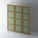 Bare, 4 Panel Shaker Wardrobe Door with OGEE Mouldings - Foxstow
