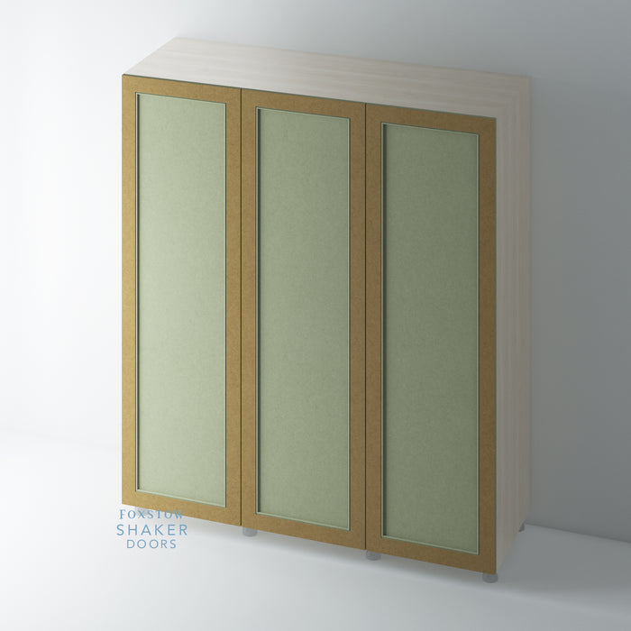 Bare, Shaker Wardrobe Door with STAFF BEAD Mouldings for IKEA PAX - Foxstow
