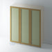 Bare, Shaker Wardrobe Door with STAFF BEAD Mouldings for IKEA PAX - Foxstow