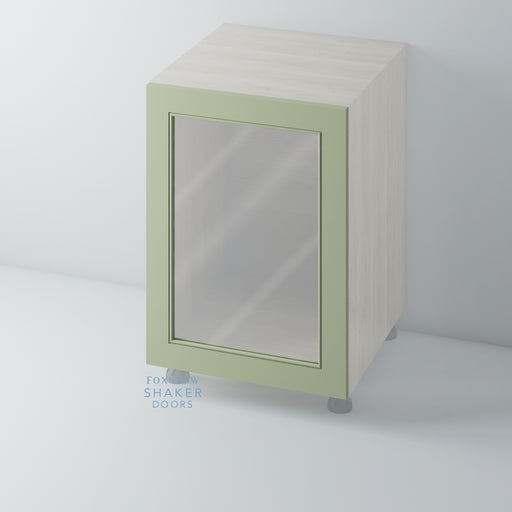 Painted, Glazed Shaker with Staff Bead Mouldings for IKEA METOD - Foxstow