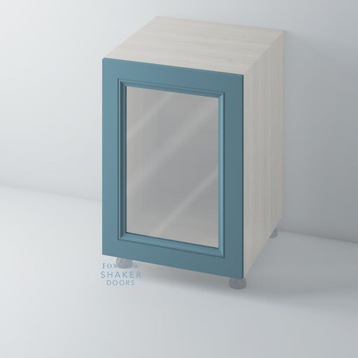 Painted, Glazed Door with OGEE Mouldings for IKEA METOD - Foxstow