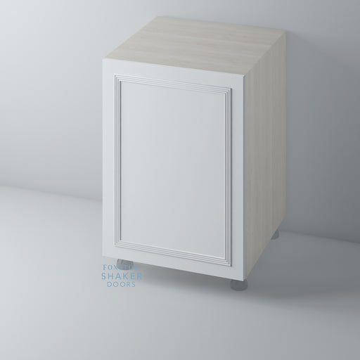 Primed, Flat Panel Kitchen Door with REED Mouldings - Foxstow