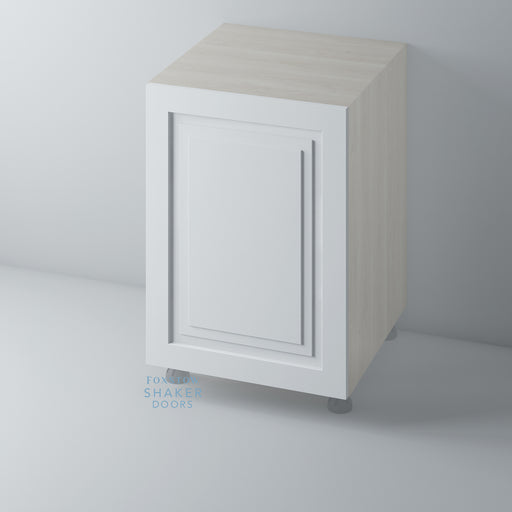 Primed, Shaker Stepped Panel Kitchen Door for IKEA METOD - Foxstow