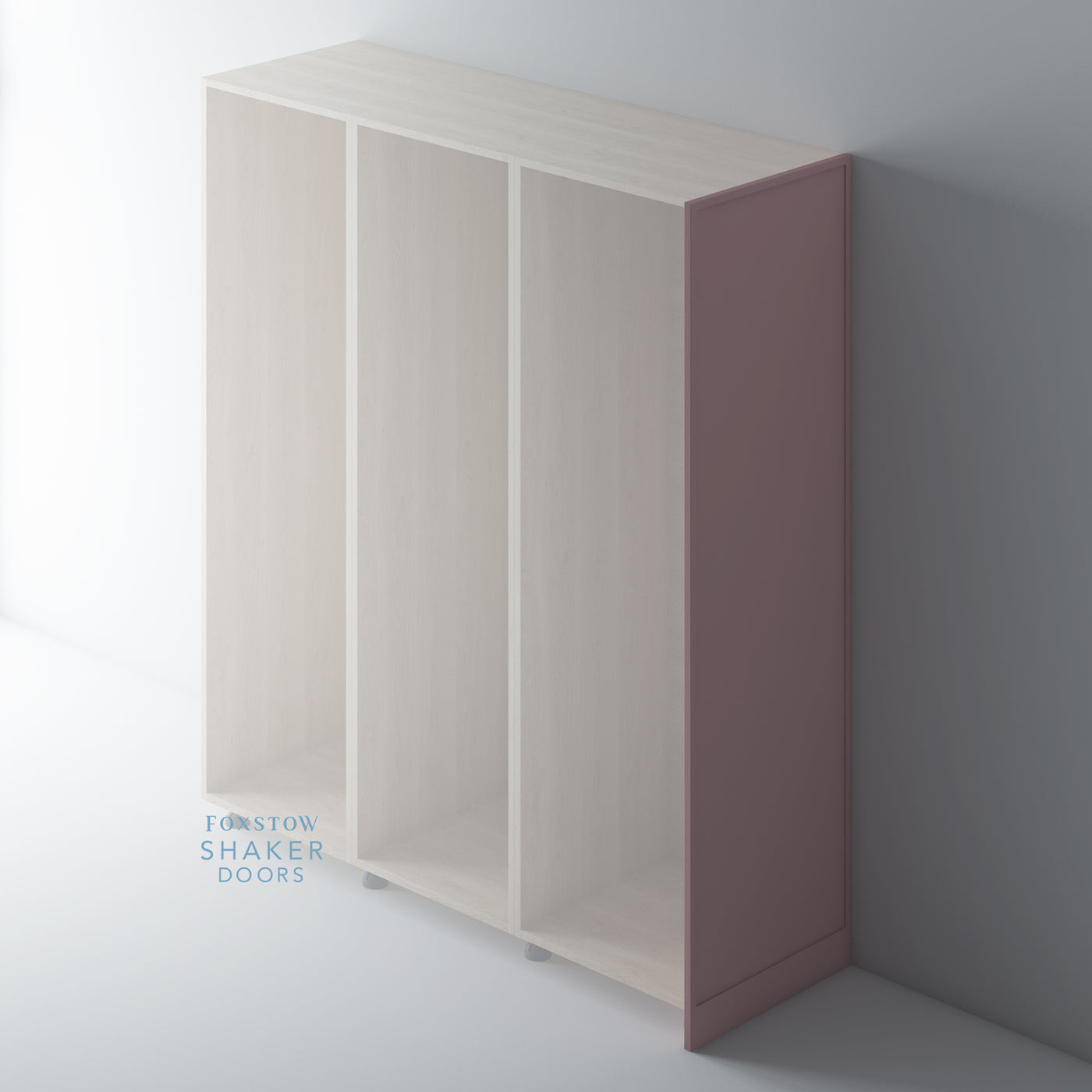 Painted Slimline Wardrobe End Panels for IKEA PAX from Shaker Doors ...