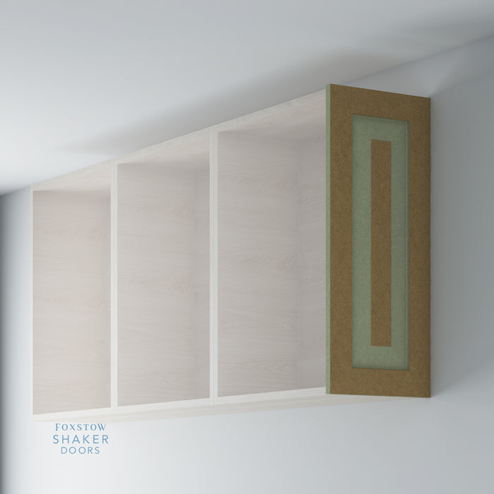Bare, Raised Panel Shaker End Panel - Foxstow