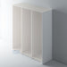 Primed, Slimline Shaker End Panel for IKEA PAX - Foxstow