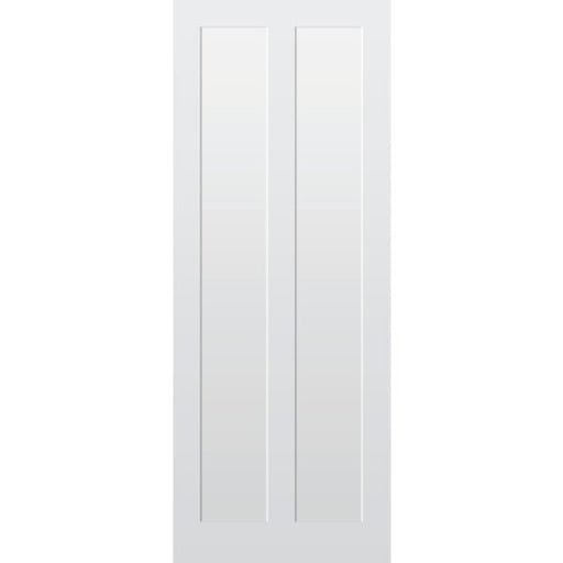 2 Panel Vertical Primed Hardwood Shaker Door - Foxstow