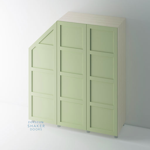 Painted, Angled Shaker 4 Panel Door - Foxstow