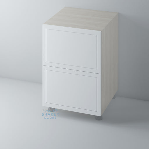 Primed, Imitation Frame Kitchen Drawer - Foxstow