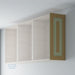 Bare, Shaker Style Stepped Panel End Panels for IKEA METOD - Foxstow