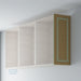 Bare, Flat Panel End Panel with Reed Mouldings for IKEA METOD - Foxstow