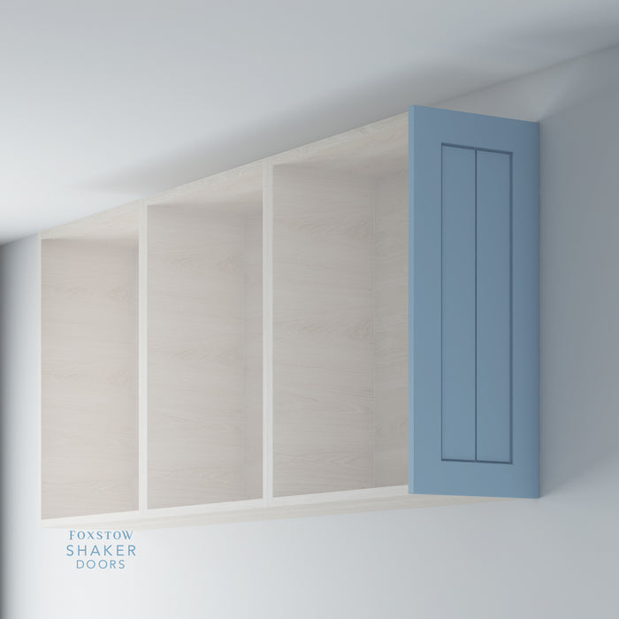 Painted, Shaker End Panel with TONGUE & GROOVE for IKEA METOD - Foxstow