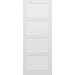 4 Panel Primed Hardwood Shaker Door - Foxstow
