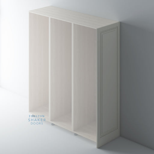 Painted, Shaker Stepped Panel End Panel for IKEA PAX - Foxstow
