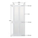 4 Panel Vertical Hardwood Shaker Door - Foxstow