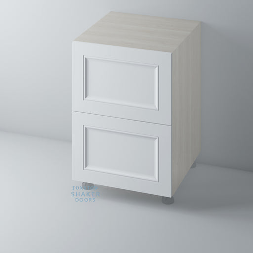 Primed, Shaker Drawer Front with Ogee Mouldings for IKEA METOD - Foxstow