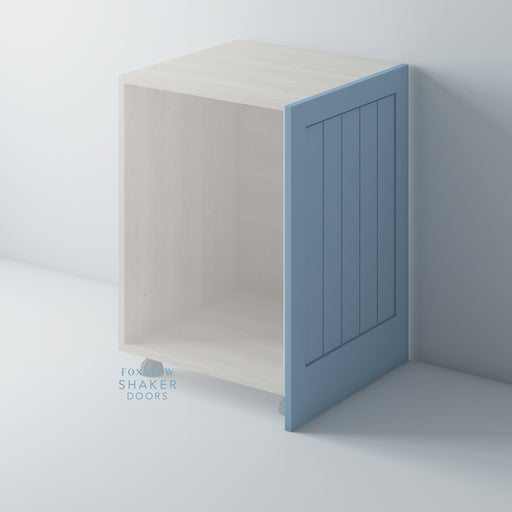 Painted, Tongue & Groove Shaker End Panel for HOWDENS - Foxstow