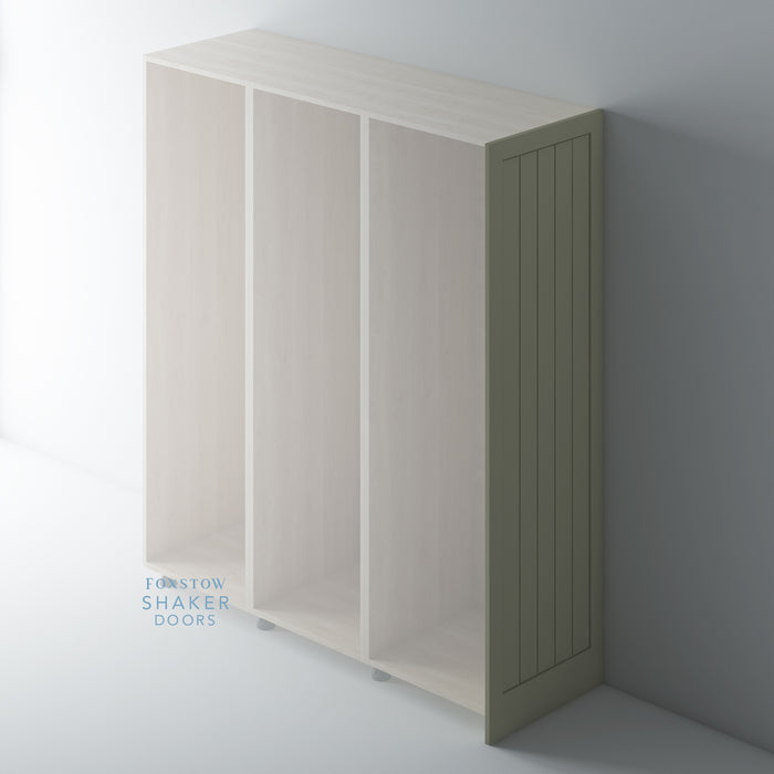 Painted, Tongue & Groove Shaker End Panel for IKEA PAX - Foxstow