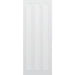 3 Panel Vertical Primed Hardwood Door - Foxstow