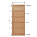 5 Panel Oak Shaker Door - Foxstow