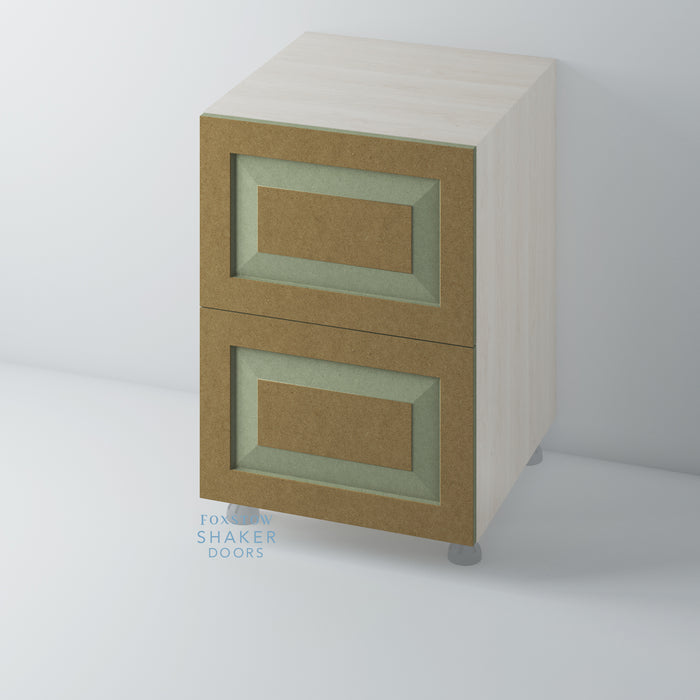 Bare Shaker Raised Panel Kitchen Drawer for IKEA METOD - Foxstow