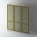 Bare, 2 Panel Shaker Wardrobe Door with TONGUE & GROOVE Panel - Foxstow