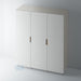Painted, Stop J Groove OAK Insert Wardrobe Door - Foxstow