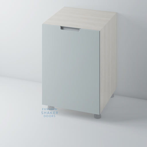 Painted, STOP J Groove STAINLESS STEEL Insert Kitchen Door - Foxstow