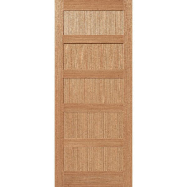 5 Panel Oak Shaker Door - Foxstow